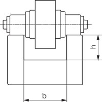 Prowadnica łańcucha - rysunek techniczny
